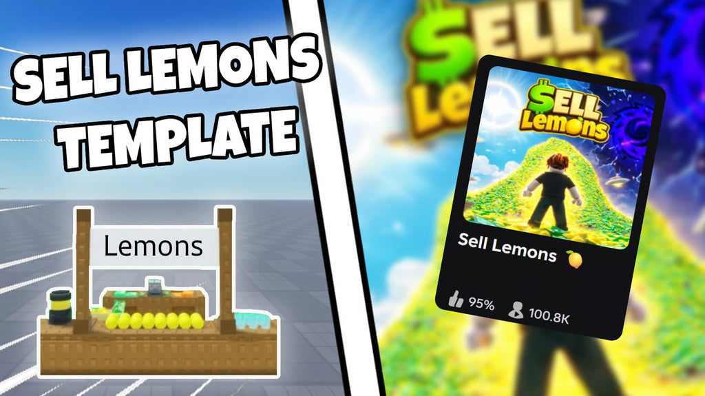 Sell Lemons Style Roblox Template 🍋