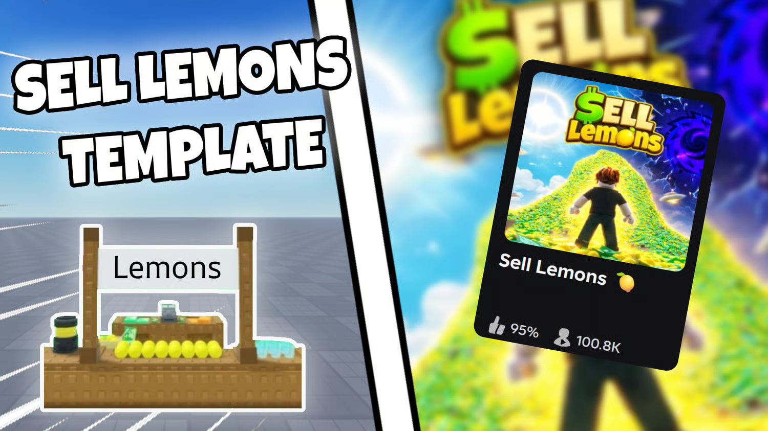 Sell Lemons Style Roblox Template 🍋